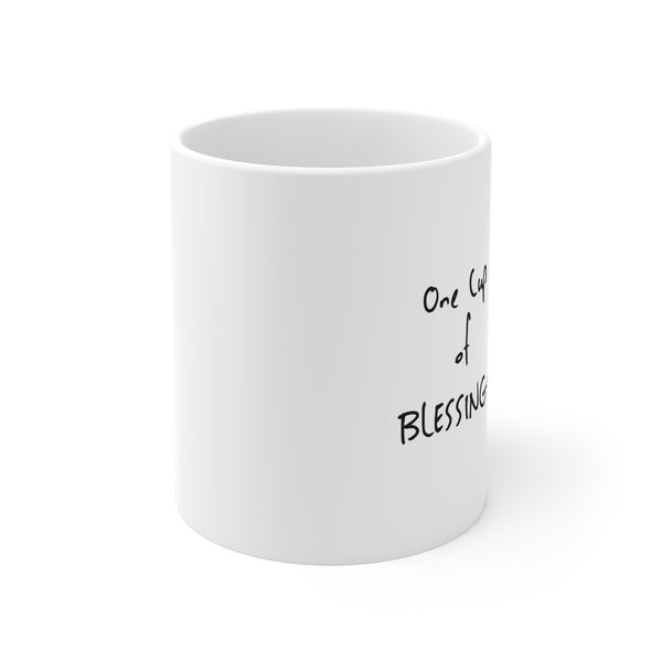 One Cup of Blessing Mug | Inspirational Christian Coffee Mug