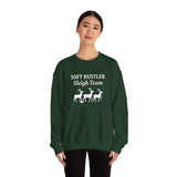 Soft Hustler Sleigh Team Christmas Crewneck