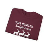 Soft Hustler Sleigh Team Christmas Crewneck