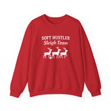 Soft Hustler Sleigh Team Christmas Crewneck
