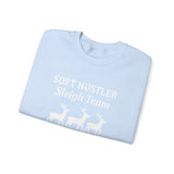 Soft Hustler Sleigh Team Christmas Crewneck